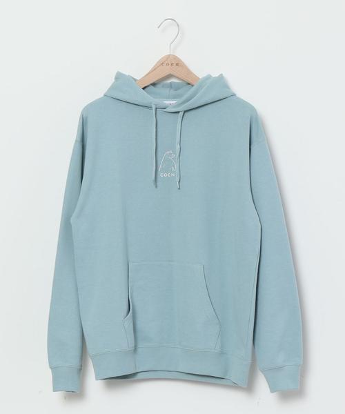 coen（コーエン）の「【FINEBOYS 3月号掲載】コーエンベアプリントスウェットパーカー(2020SS)#（パーカー・メンズ・ライトブルー/ホワイト・MEDIUM/SMALL/X-LARGE/LARGE）」の8枚目の写真