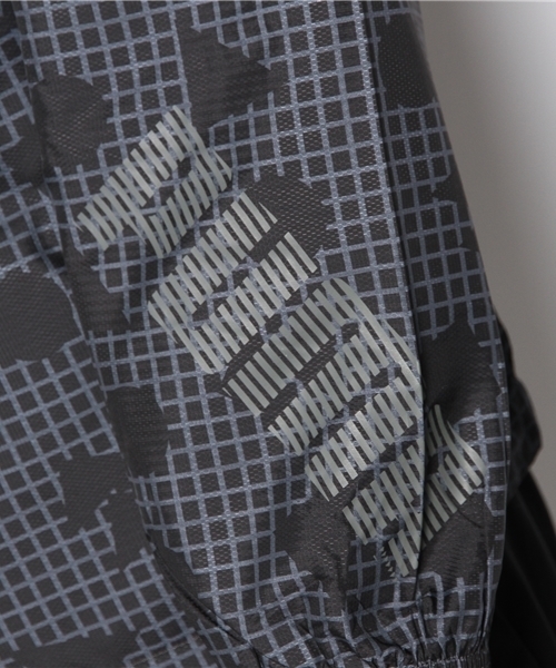 PUMA（プーマ）の「裏トリコット ウーブンジャケット - puma play time（ナイロンジャケット・メンズ・ブラック/グリーン/ブルー/ネイビー/グレー・MEDIUM/LARGE/XO/SMALL/O）」の12枚目の写真