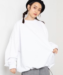WEGO | WEGO/ドローストリングルーズプルオーバー(スウェット)
