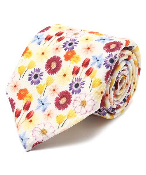 BEAMS LIGHTS Men's(ビームスライツ メンズ)の「BEAMS LIGHTS / 転写プリントタイ(ネクタイ・メンズ・オフホワイト/ワイン/ダークグリーン/ブルー/ネイビー・ONE SIZE)」の2枚目の写真