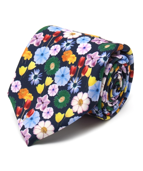 BEAMS LIGHTS Men's(ビームスライツ メンズ)の「BEAMS LIGHTS / 転写プリントタイ(ネクタイ・メンズ・オフホワイト/ワイン/ダークグリーン/ブルー/ネイビー・ONE SIZE)」の4枚目の写真