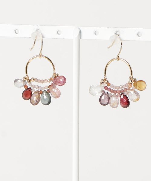 ♦︎最終価格♦︎ agete Eva Hanusova ラブラドライト ピアス Eva Hanusova for agete（エヴァハヌソヴァ