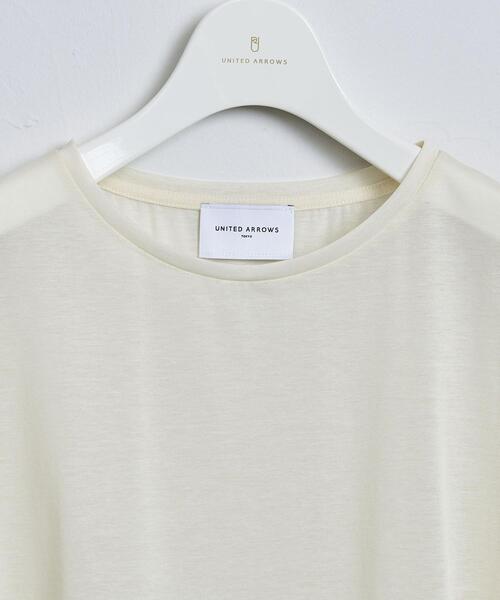 UNITED ARROWS シアー フィット クルーネック カットソー シアー フィット クルーネック カットソー