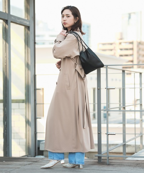 Aunt Marie's（アントマリーズ）の「AUNT MARIE’S　レザートートショルダーバッグ（トートバッグ・レディース・ブラック/ベージュ/カーキ・FREE）」の10枚目の写真