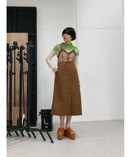 Op ワンピース ドレス セール シアー Cami キャミワンピース ワンピース Sly スライ のファッション Cami Op Sheer