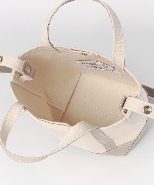 URBAN RESEARCH DOORS（アーバンリサーチドアーズ）の「交野カバン×DOORS帆布ミニトート（トートバッグ・レディース・ネイビー/ナチュラル/ベージュ系その他/ピンク系その他・ONE）」の14枚目の写真