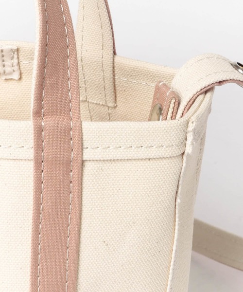 URBAN RESEARCH DOORS（アーバンリサーチドアーズ）の「交野カバン×DOORS帆布ミニトート（トートバッグ・レディース・ネイビー/ナチュラル/ベージュ系その他/ピンク系その他・ONE）」の16枚目の写真