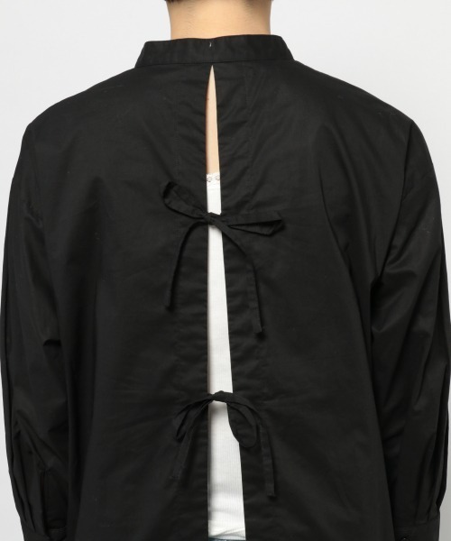 PAGEBOY(ページボーイ)の「バックリボンBIGシャツ(シャツ/ブラウス・レディース・ブラック/オフホワイト/グレイッシュベージュ・FREE)」の21枚目の写真