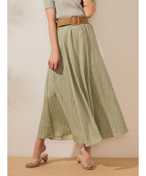 dazzlin（ダズリン）の「シャーベットフレアスカート（スカート・レディース・グリーン/ブルー/オフホワイト・SMALL/MEDIUM）」の2枚目の写真