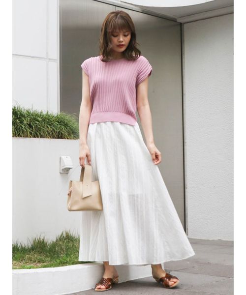 dazzlin（ダズリン）の「シャーベットフレアスカート（スカート・レディース・グリーン/ブルー/オフホワイト・SMALL/MEDIUM）」の17枚目の写真