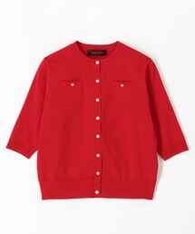 caban | CABaN ファインポリエステル ハーフスリーブポケットカーディガン(カーディガン/ボレロ)