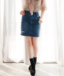 LIPSERVICE | キルトポケットデニムスカート(スカート)