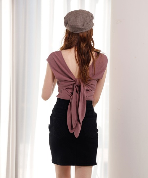 LIPSERVICE（リップサービス）の「キルトポケットデニムスカート（スカート・レディース・ブラック/インディゴブルー・S/M）」の12枚目の写真