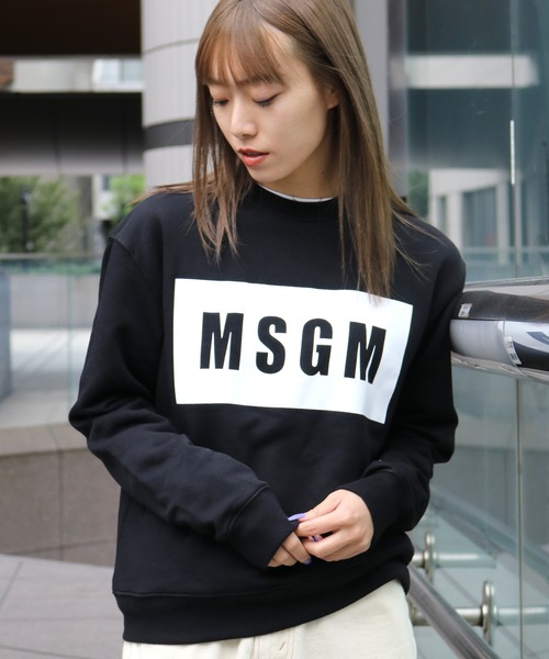 MSGMロゴスエット MSGM - ロゴスウェット - MSGM MENS LOGO SWEAT