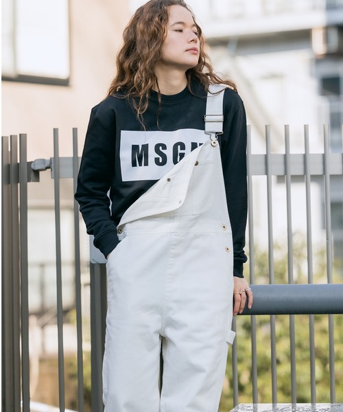 MSGM(エムエスジーエム)の「MSGM/エムエスジーエム PANEL SWEAT SHIRT ボックスロゴ スウェットトレーナー(スウェット・レディース・ブラック/ホワイト・XS/S/M/L)」の20枚目の写真