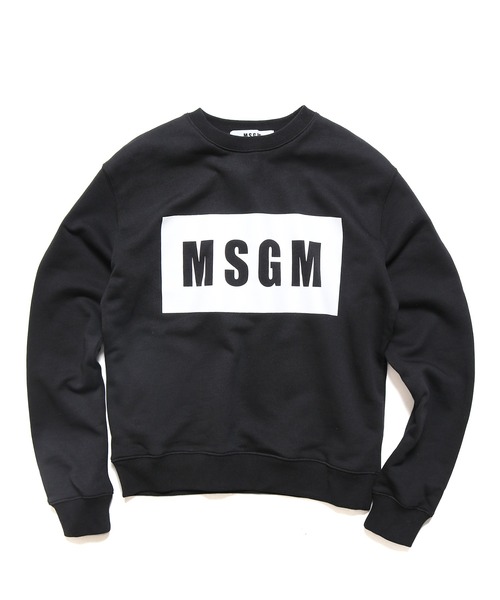 MSGM(エムエスジーエム)の「MSGM/エムエスジーエム PANEL SWEAT SHIRT ボックスロゴ スウェットトレーナー(スウェット・レディース・ブラック/ホワイト・XS/S/M/L)」の19枚目の写真