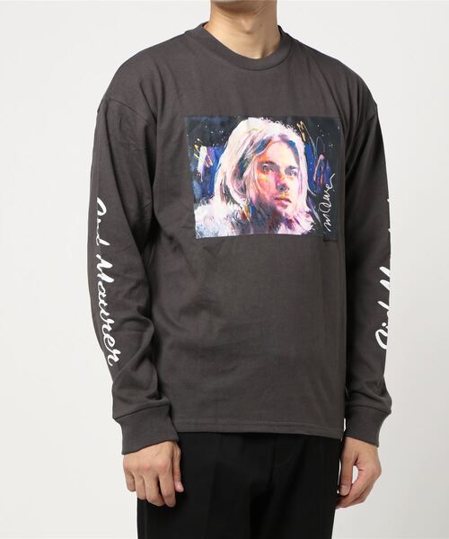 Right-on（ライトオン）の「プリントロンT(シドマウラー)（Tシャツ/カットソー・メンズ・ホワイト/ブラック/パープル/オフホワイト/サックスブルー/ホワイト×ホワイト・M/L/XL）」の20枚目の写真