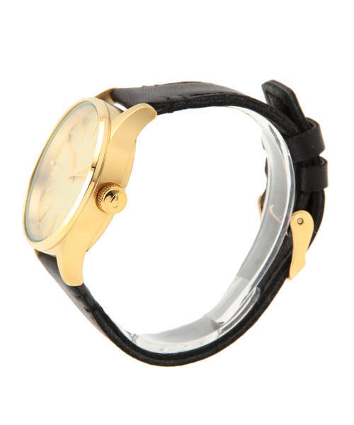 NIXON（ニクソン）の「NIXON / The Sentry38 レザー（アナログ腕時計・メンズ・ブラック/ブラウン/ブラック系その他/ゴールド・ONE SIZE）」の6枚目の写真