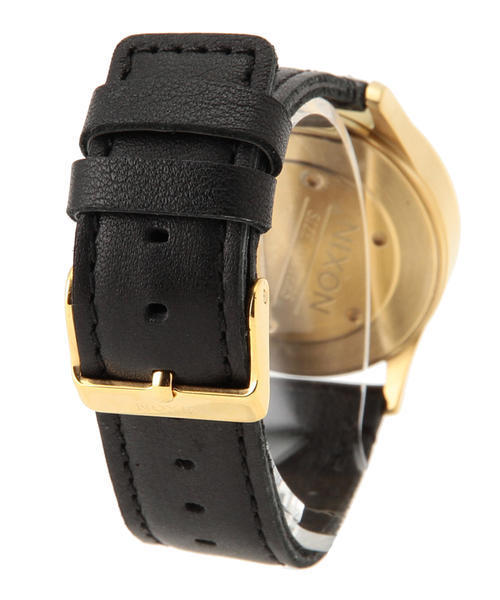 NIXON（ニクソン）の「NIXON / The Sentry38 レザー（アナログ腕時計・メンズ・ブラック/ブラウン/ブラック系その他/ゴールド・ONE SIZE）」の7枚目の写真