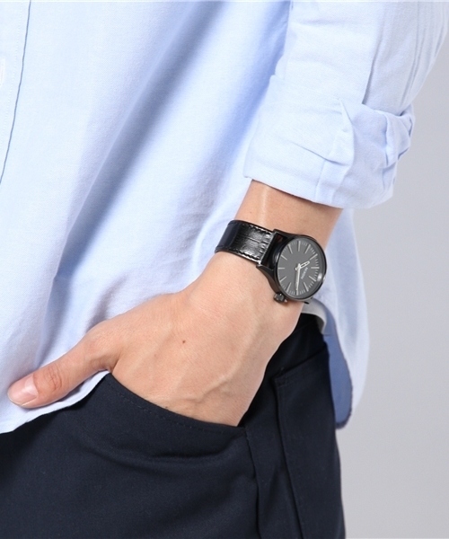 NIXON（ニクソン）の「NIXON / The Sentry38 レザー（アナログ腕時計・メンズ・ブラック/ブラウン/ブラック系その他/ゴールド・ONE SIZE）」の5枚目の写真