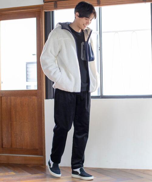 coen(コーエン)の「ボアフリースジップパーカー#(ブルゾン・メンズ・ブラウン/ナチュラル・LARGE/X-LARGE/SMALL/MEDIUM)」の7枚目の写真
