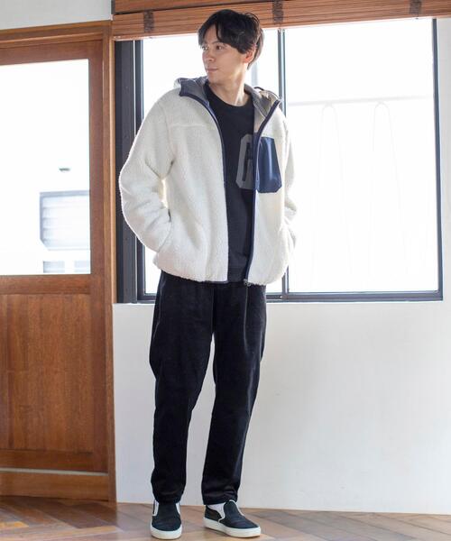 coen(コーエン)の「ボアフリースジップパーカー#(ブルゾン・メンズ・ブラウン/ナチュラル・LARGE/X-LARGE/SMALL/MEDIUM)」の8枚目の写真