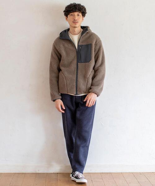 coen(コーエン)の「ボアフリースジップパーカー#(ブルゾン・メンズ・ブラウン/ナチュラル・LARGE/X-LARGE/SMALL/MEDIUM)」の18枚目の写真