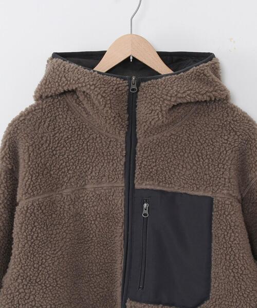 coen(コーエン)の「ボアフリースジップパーカー#(ブルゾン・メンズ・ブラウン/ナチュラル・LARGE/X-LARGE/SMALL/MEDIUM)」の11枚目の写真