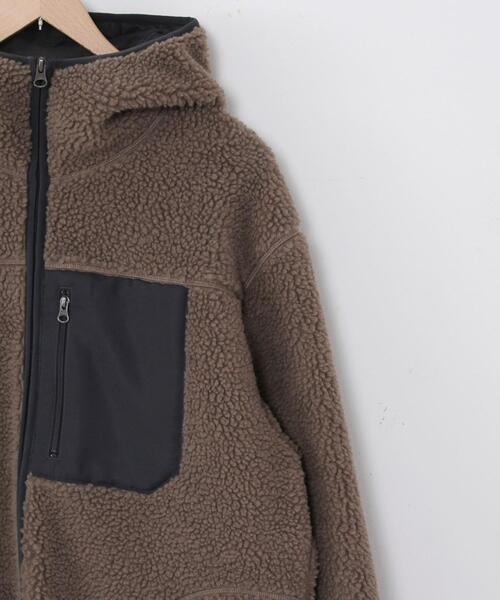 coen(コーエン)の「ボアフリースジップパーカー#(ブルゾン・メンズ・ブラウン/ナチュラル・LARGE/X-LARGE/SMALL/MEDIUM)」の12枚目の写真