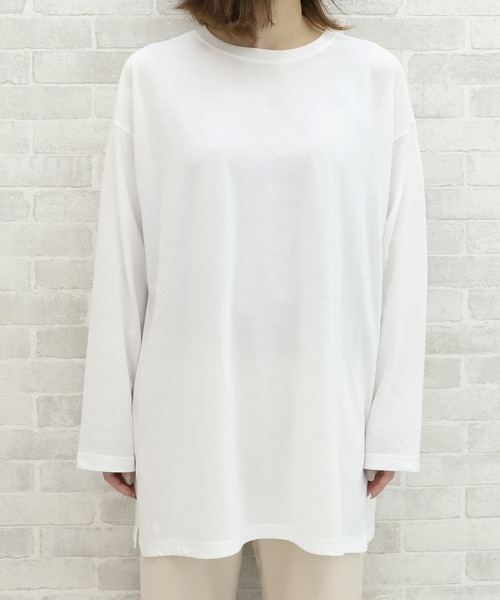 PairPair（ペアペア）の「ケーブルショートニット×ロンTセット（ニット/セーター・レディース・アイボリー/ダークパープル/ダークブルー・FREE）」の14枚目の写真