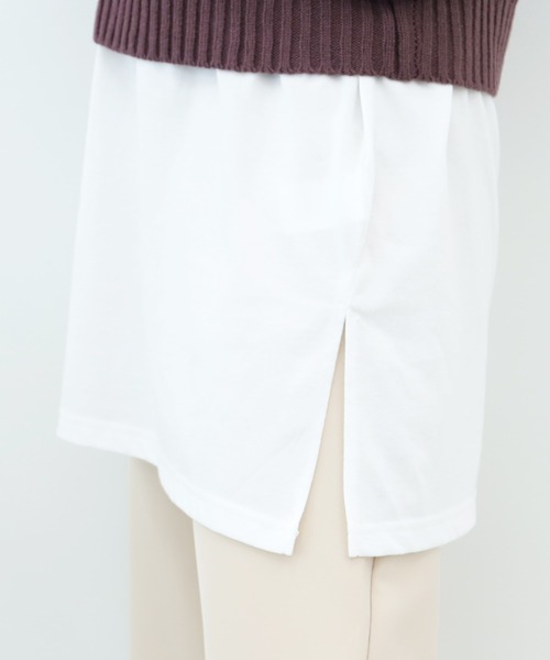 PairPair（ペアペア）の「ケーブルショートニット×ロンTセット（ニット/セーター・レディース・アイボリー/ダークパープル/ダークブルー・FREE）」の16枚目の写真