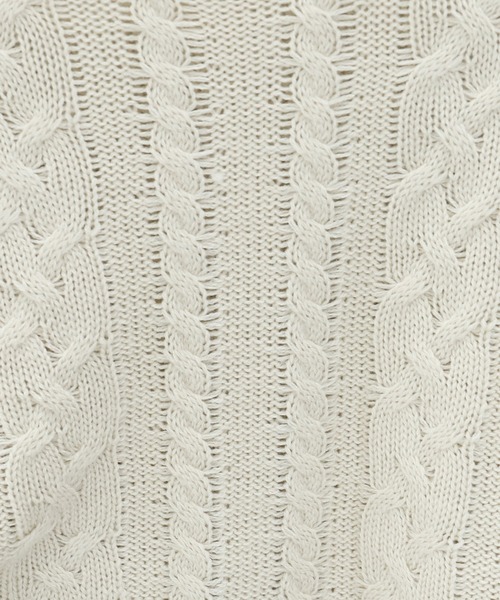PairPair（ペアペア）の「ケーブルショートニット×ロンTセット（ニット/セーター・レディース・アイボリー/ダークパープル/ダークブルー・FREE）」の17枚目の写真