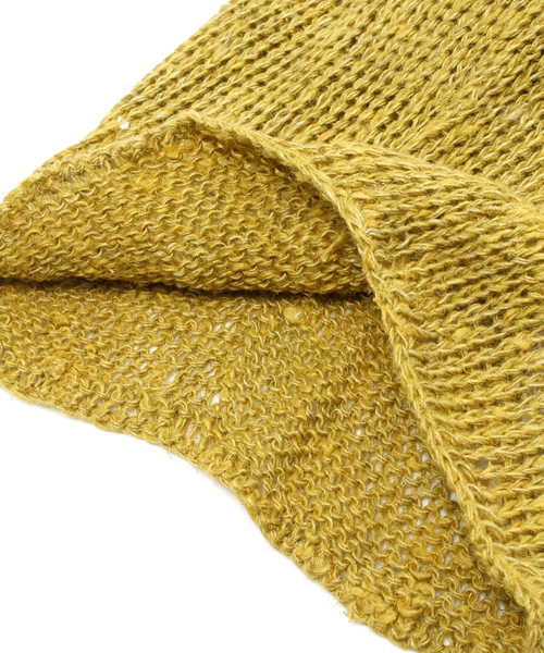 チャイハネ（チャイハネ）の「【チャイハネ】ムーンモチーフ付きアサンジキャップ（ユニセックス）（ニットキャップ/ビーニー・レディース・キナリ/イエロー/グリーン/ピンク/ブルー・FREE）」の8枚目の写真