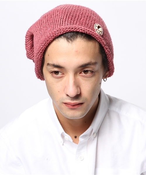 チャイハネ（チャイハネ）の「【チャイハネ】ムーンモチーフ付きアサンジキャップ（ユニセックス）（ニットキャップ/ビーニー・レディース・キナリ/イエロー/グリーン/ピンク/ブルー・FREE）」の11枚目の写真