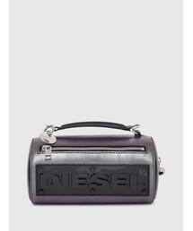 DIESEL | レディース BIGロゴ メタリック ミニクロスボディバッグ(ショルダーバッグ)