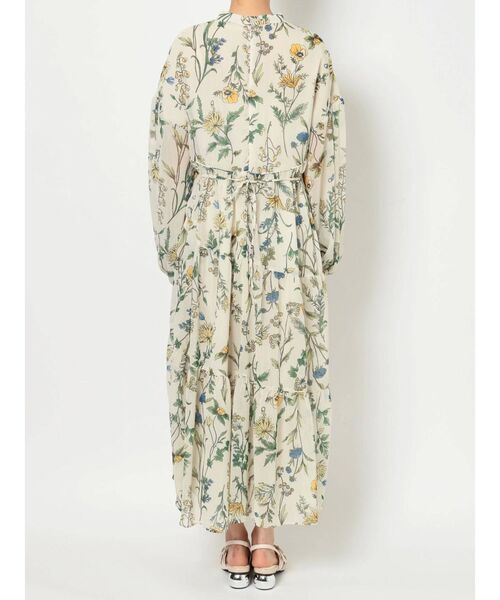 MURUA（ムルーア）の「ボタニカルフラワーワンピース（ワンピース・レディース・ベージュ/ブラック・FREE）」の16枚目の写真