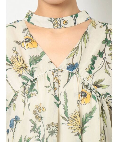 MURUA（ムルーア）の「ボタニカルフラワーワンピース（ワンピース・レディース・ベージュ/ブラック・FREE）」の17枚目の写真