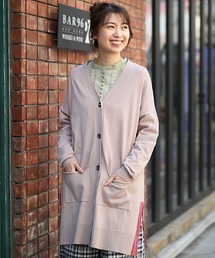 エコベロウォシャブルニットカーディガン