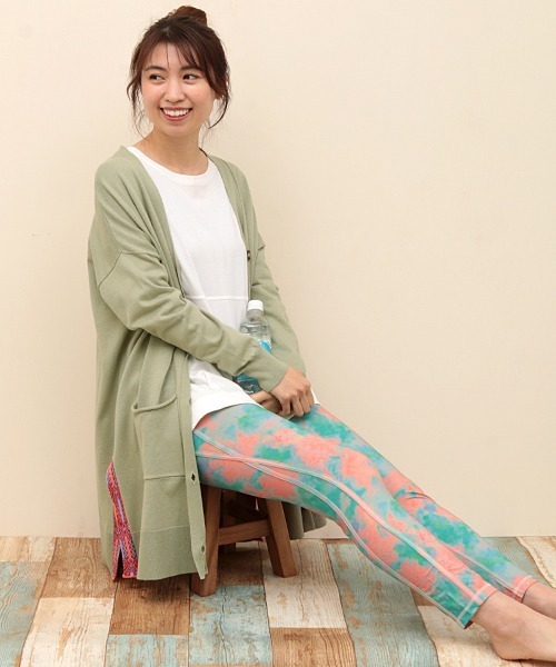 チチカカ（チチカカ）の「エコベロウォシャブルニットカーディガン（カーディガン/ボレロ・レディース・ブラック/ベージュ/カーキ・FREE）」の6枚目の写真