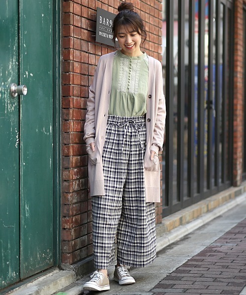 チチカカ（チチカカ）の「エコベロウォシャブルニットカーディガン（カーディガン/ボレロ・レディース・ブラック/ベージュ/カーキ・FREE）」の17枚目の写真