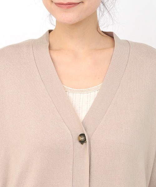 チチカカ（チチカカ）の「エコベロウォシャブルニットカーディガン（カーディガン/ボレロ・レディース・ブラック/ベージュ/カーキ・FREE）」の16枚目の写真