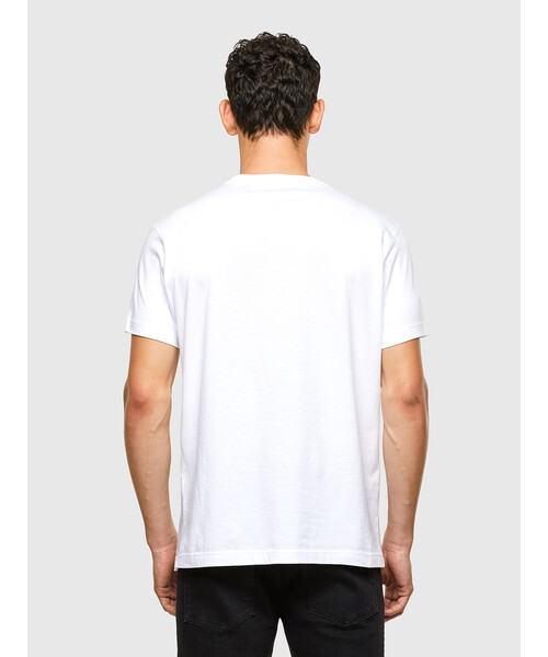 DIESEL（ディーゼル）の「メンズ Tシャツ ロゴ タイト 半袖