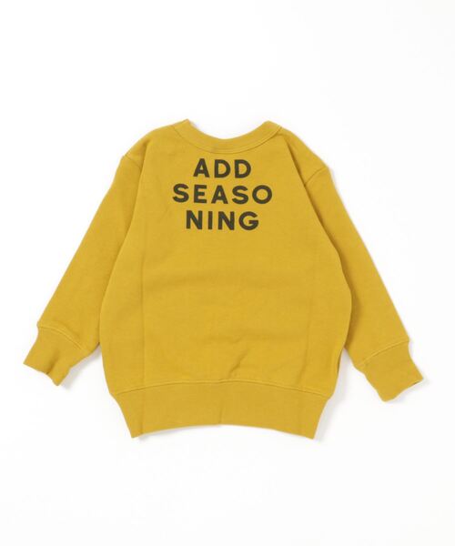 ALPHA LABEL(アルファーレーベル)の「Seasoning Sweat shirt(スウェット・キッズ・ブラック/ネイビー/レッド/カーキ/ピンク/ミント/マスタード/アイボリー・100/110/120/130/140/150)」の16枚目の写真