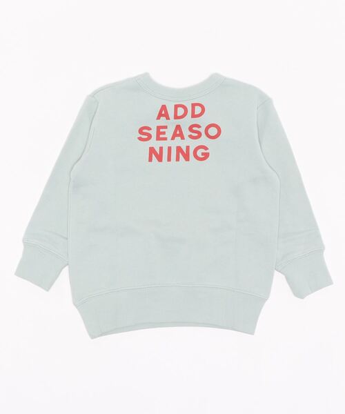 ALPHA LABEL(アルファーレーベル)の「Seasoning Sweat shirt(スウェット・キッズ・ブラック/ネイビー/レッド/カーキ/ピンク/ミント/マスタード/アイボリー・100/110/120/130/140/150)」の13枚目の写真