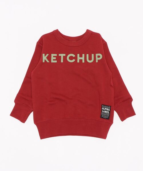 ALPHA LABEL(アルファーレーベル)の「Seasoning Sweat shirt(スウェット・キッズ・ブラック/ネイビー/レッド/カーキ/ピンク/ミント/マスタード/アイボリー・100/110/120/130/140/150)」の10枚目の写真