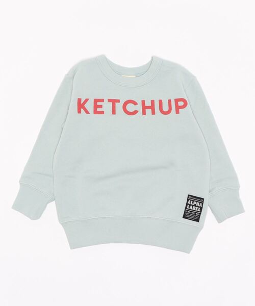 ALPHA LABEL(アルファーレーベル)の「Seasoning Sweat shirt(スウェット・キッズ・ブラック/ネイビー/レッド/カーキ/ピンク/ミント/マスタード/アイボリー・100/110/120/130/140/150)」の12枚目の写真