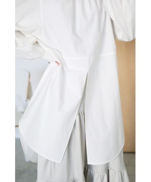 BLACK BY MOUSSY（ブラックバイマウジー）の「flont slit tunic sh 