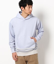 THE SHOP TK  | ニットリブブライト裏毛パーカー(パーカー)