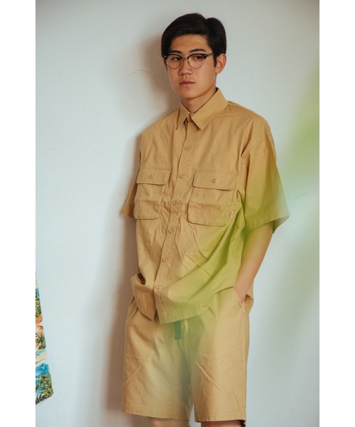 nuterm Double Pockets S/S Shirts ライトサックス nuterm Double Pockets S/S Shirts ライトサックス（nuterm