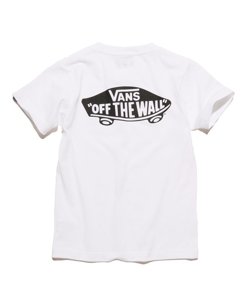 VANS(バンズ)の「VANS/ヴァンズ K LINE OTW BOYS S/S TEE(Tシャツ/カットソー・キッズ・ホワイト/グレー/ブルー・120/140)」の2枚目の写真